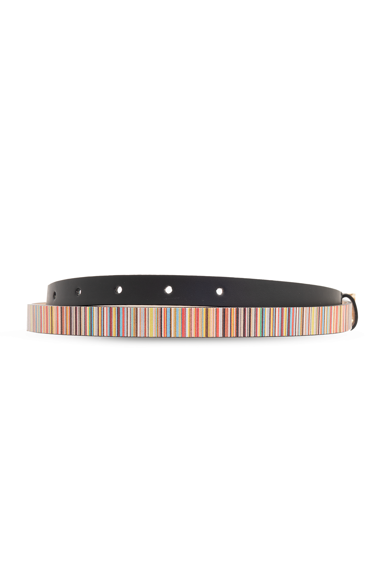 ベルト Paul Smith SS25 CINTURA CON LOGO (W1A 7614 LSKSIG 92) Women's Leather 'Signature Stripe' Belt